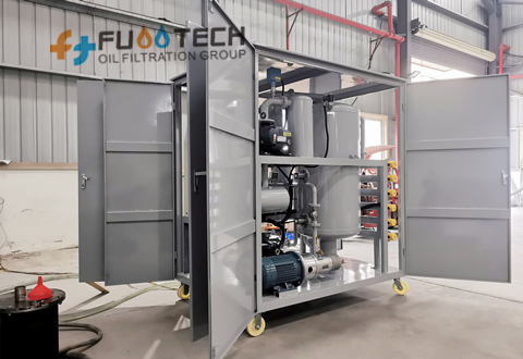 FUOOTECH ZYD-100 (6000 LPH) Transformer Oil Treatment Plant was completed