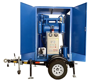 FUOOTECH ZY-M Mobile Trailer Mounted with Weather Proof Type Vacuum Transformer Oil Purifier