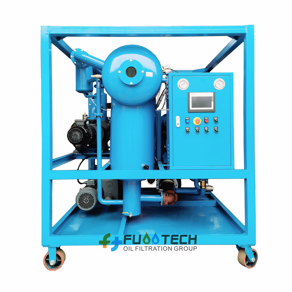 6000 LPH Double-stage Vacuum Transformer Oil Dehydration Plant