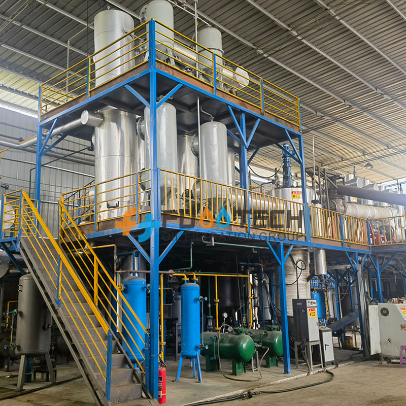 FUOOTECH FS-HDM-5 25Tons/day Waste Oil Distillation Machine Waste Engine Oil to Diesel Machine