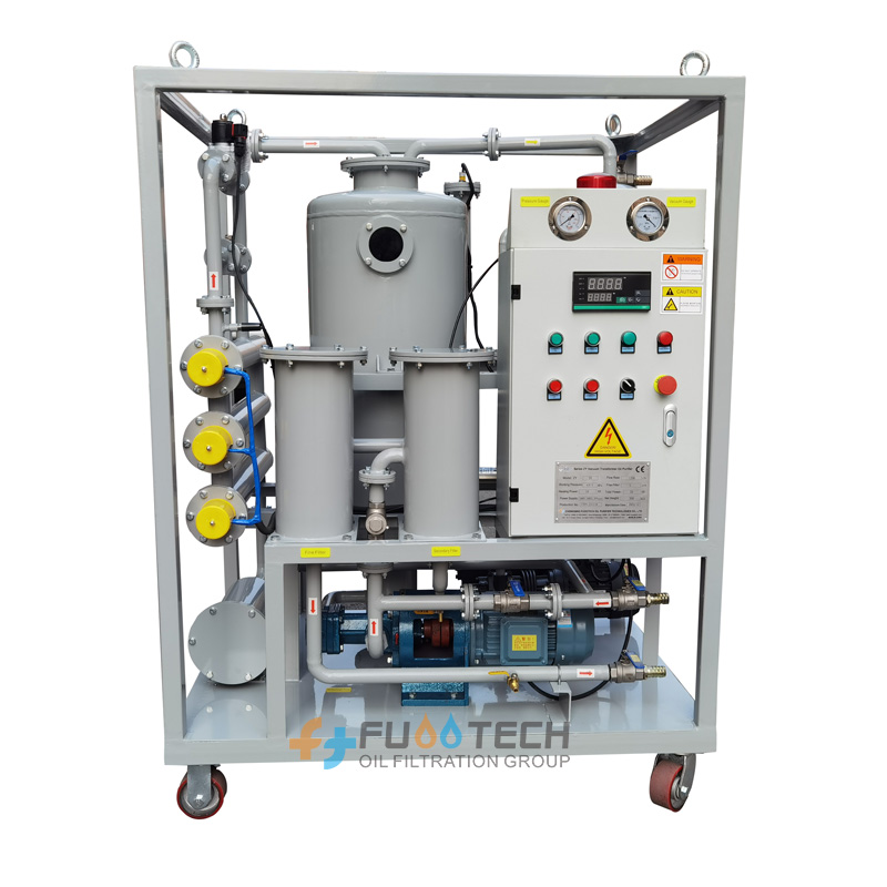 2024 New Product Weste Oil Recycling Machine 3000L/H Portable Single-stage Vacuum Transformer Oil Purifier