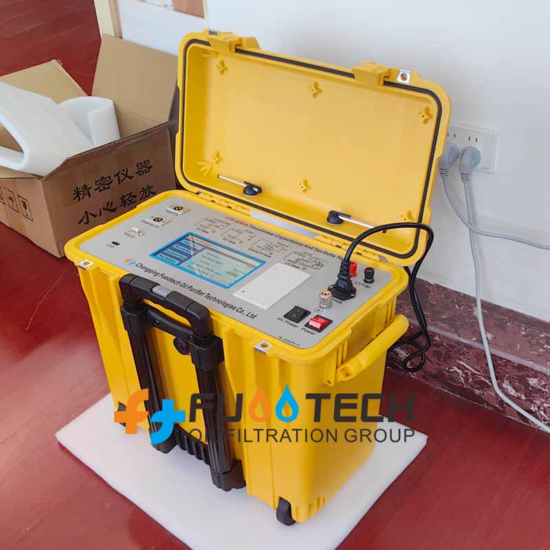 FUOOTECH FTD-6000A 10KV Transformer Capacitance and Dissipation Factor Tester Tan Delta Tester Dielectric Loss Tangent Tester