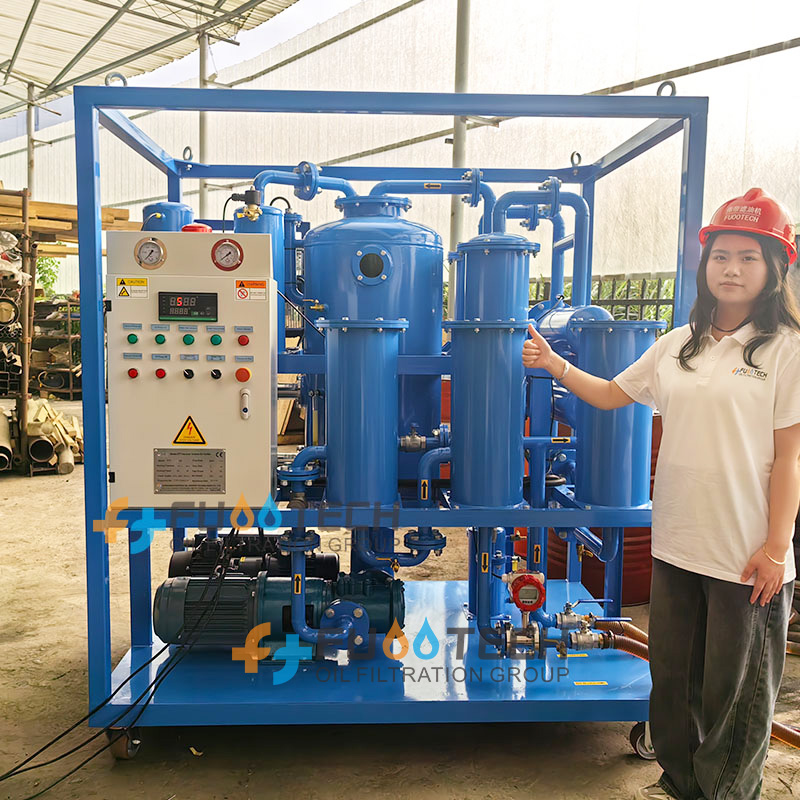Series FTY Vacuum Turbine Lube Oil Filtration/Dehydration Machine