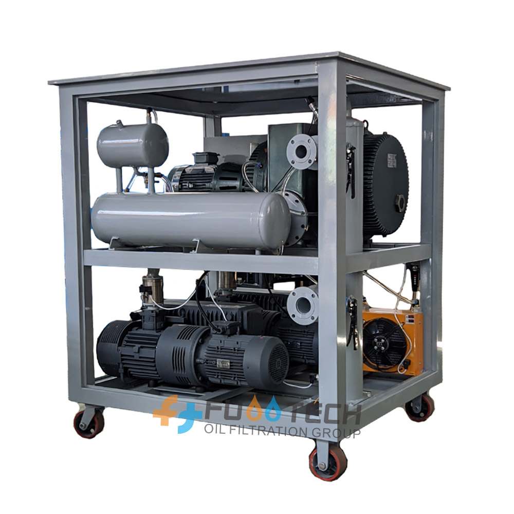 High Vacuum FTVS Double-stage Transformer Evacuation System, Vacuum Pump Set