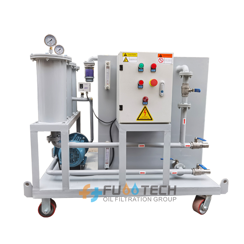 PO-600 36000L/H Oil Filtration Systems Oil Filter Cart with Oil tank