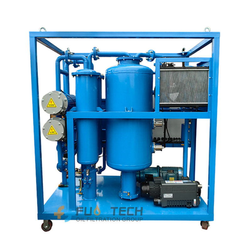 Portable Ultra High Voltage Oil Water Purifier Steam Turbine Oil Filtration Treatment