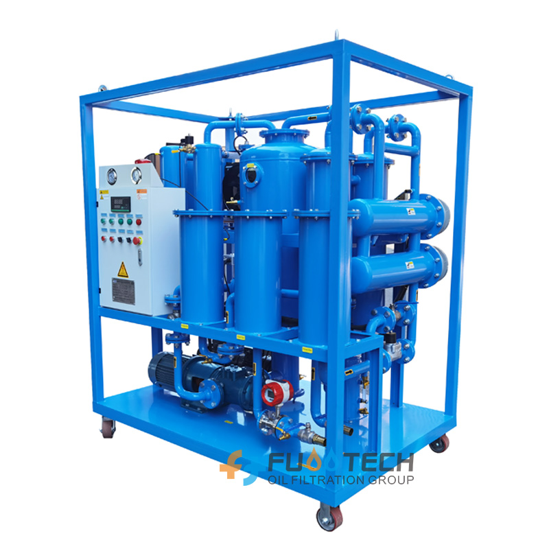 FUOOTECH Turbine Oil Filtration Machine Gas Turbine/Water Turbine/Steam Turbine Oil Purifier