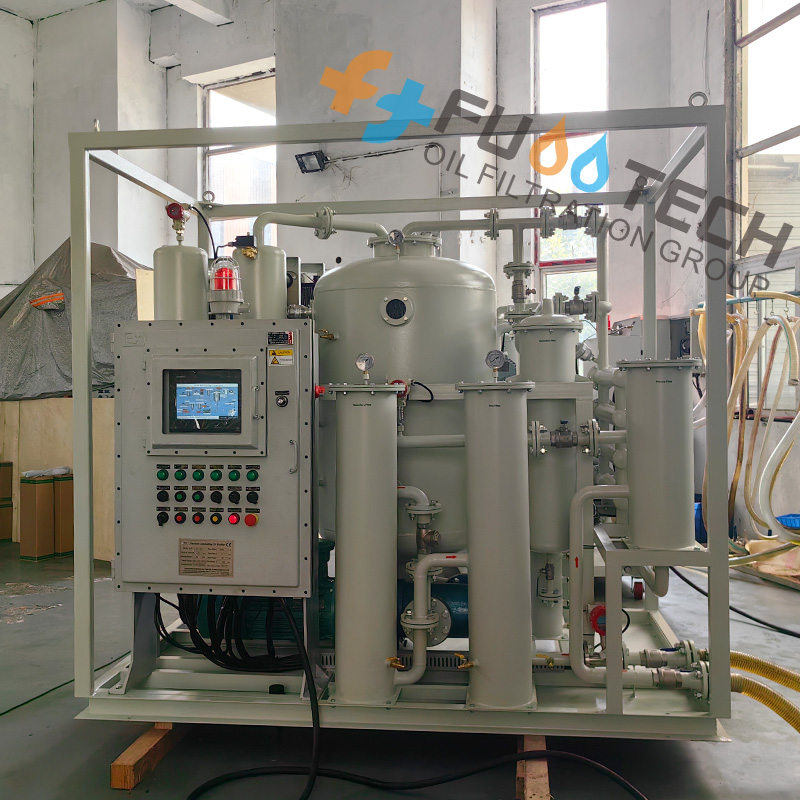 FUOOTECH Waste Oil Recycling Machines Vacuum Explosion-Proof Lubricating Oil Purifier System