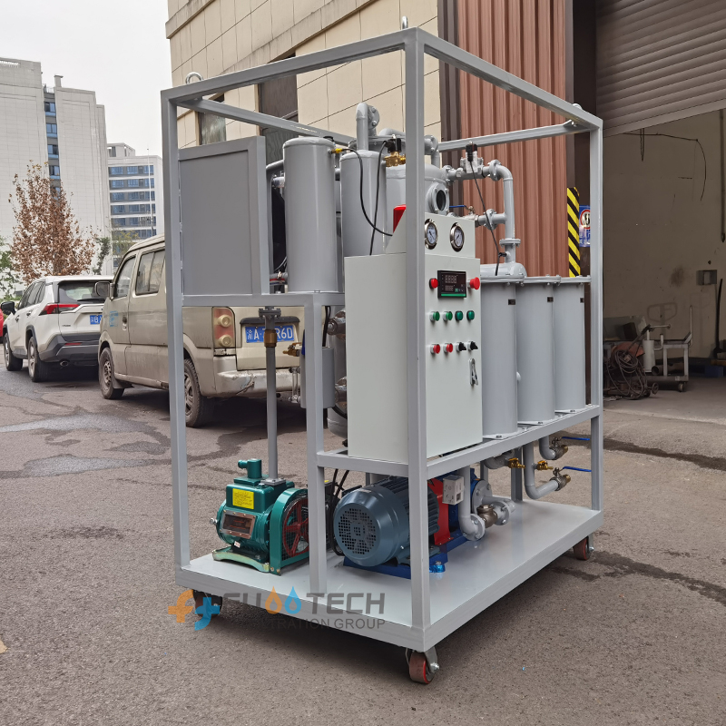3000L/H Lube Oil Filtration Used Lube Oil Recycling Plant to Remove Water