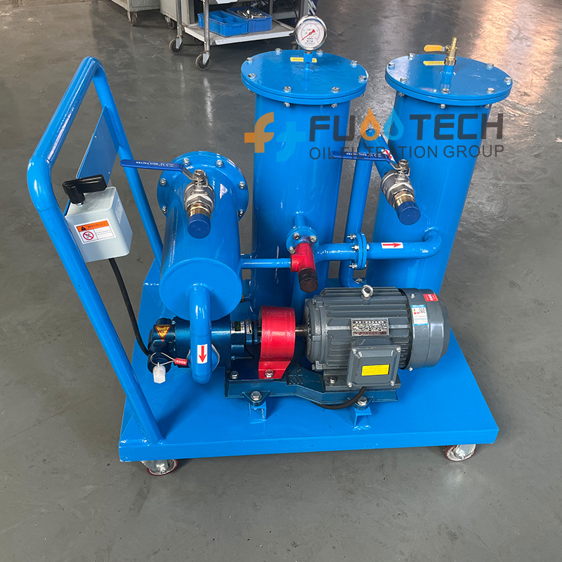 Oil Filtration Equipment Portable High Precision Hydraulic Oil Filter Cart