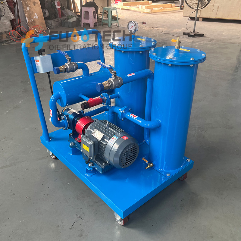 Portable Hydraulic Oil Filtering Recycling Filtration Filter Trolley