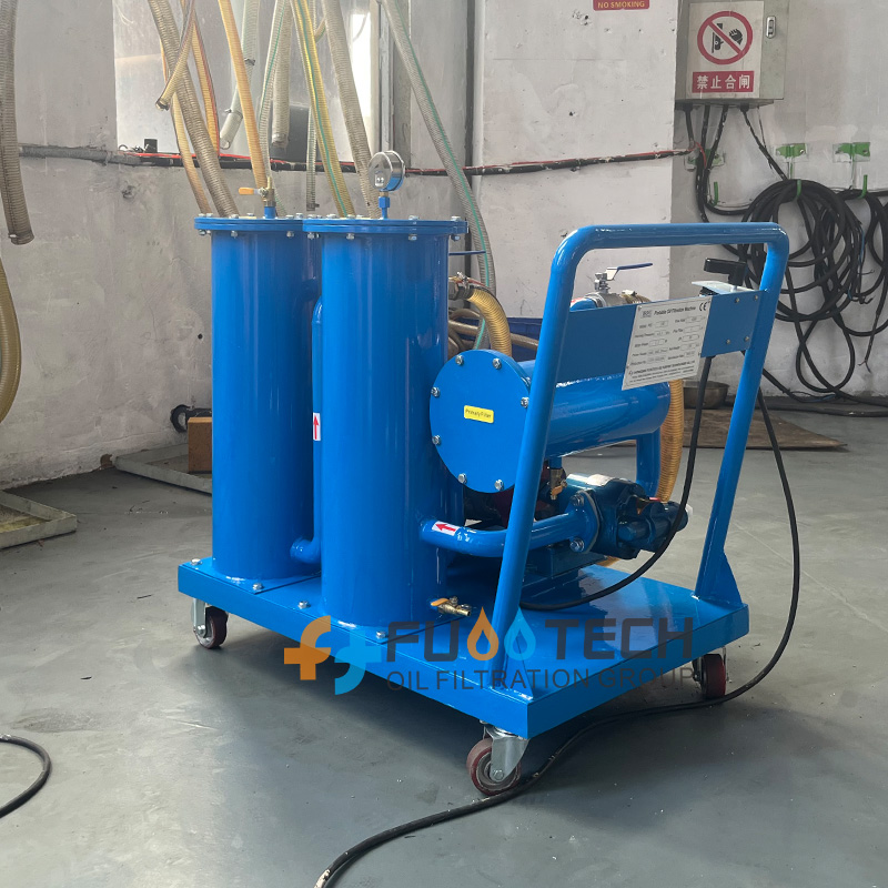 PO Oil Filling System Engine Oil Purifier Cart