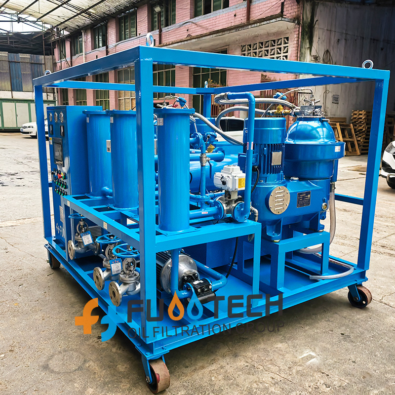 Marine fuel oil Filtration Systems Fuel Filter Machine Disc Centrifugal Oil Purifier