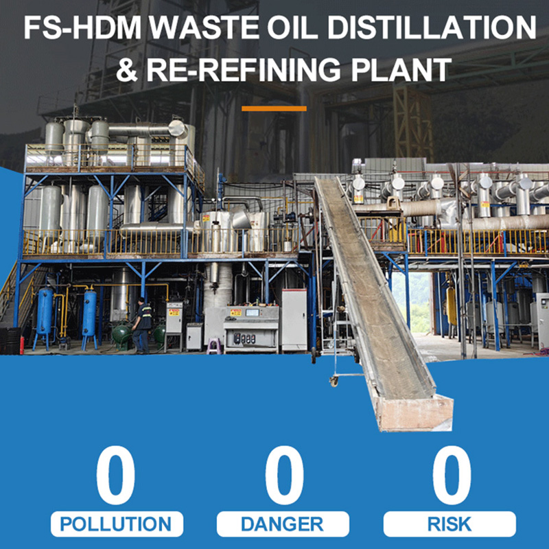 waste oil recycling machine oil refining machinery