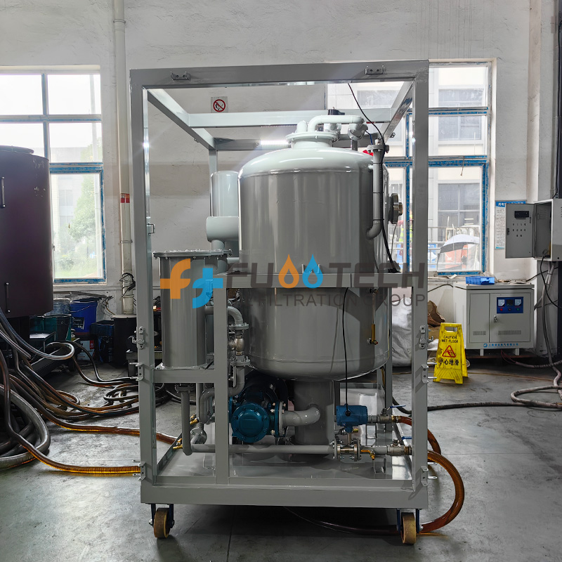 Fuootech Degassing Device Transformer Oil Purifier Oil Filtration Plant