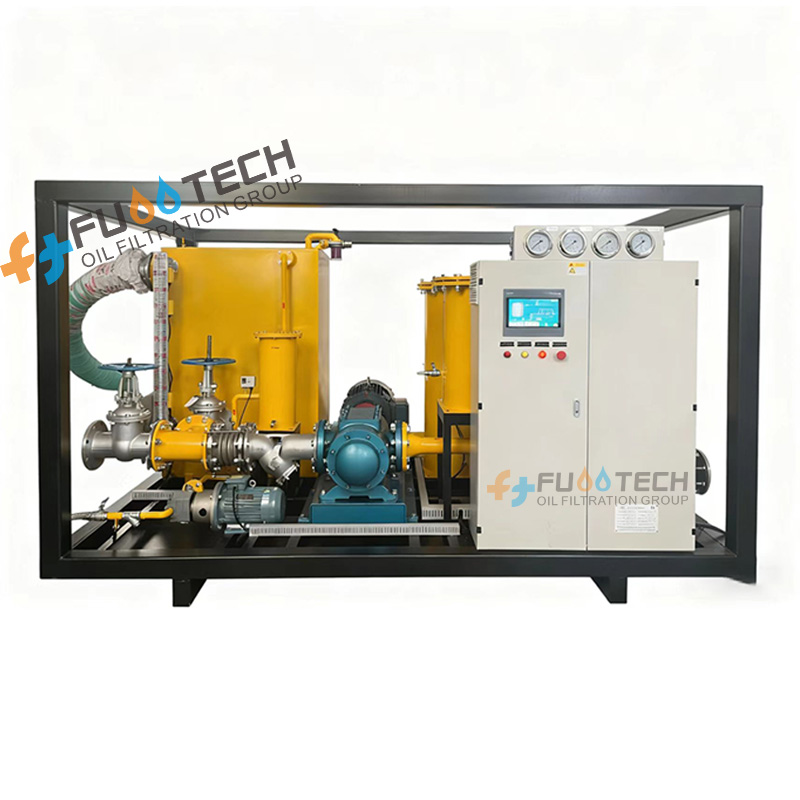 FUOOTECH PLC FT-FL Series Large-flow Lube Oil Flushing Machine Oil Flushing System