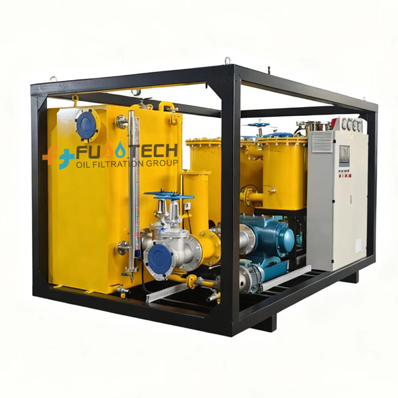 FUOOTECH High Velocity Oil Flushing Skid Hydraulic/lubrication High-velocity Flushing Skids