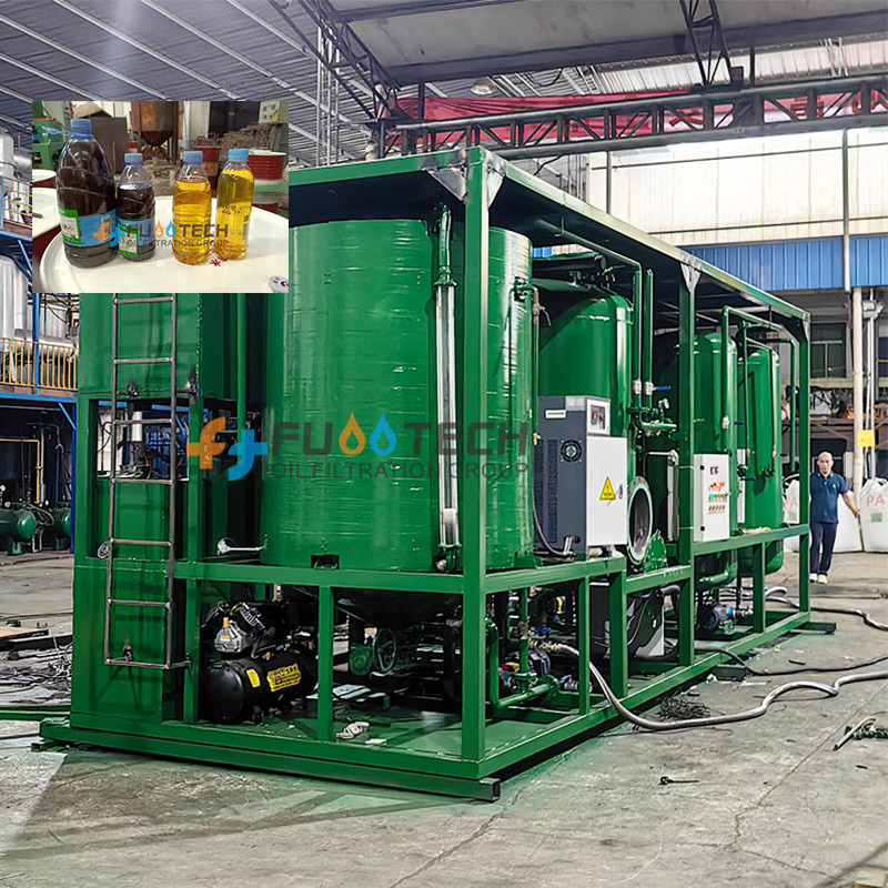 Cylinder Oil/Transformer Oil Waste Oil Purification and Regeneration Machine to Restore Viscosity/Acid Value/Flash Point