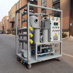 2024 New Product Weste Oil Recycling Machine 3000L/H Portable Single-stage Vacuum Transformer Oil Purifier