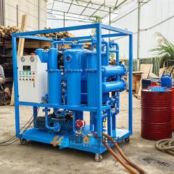 Automatic Breaking Emulsion and Dewatering Hydraulic Filling Filter Turbine Oil Vacuum Purifier